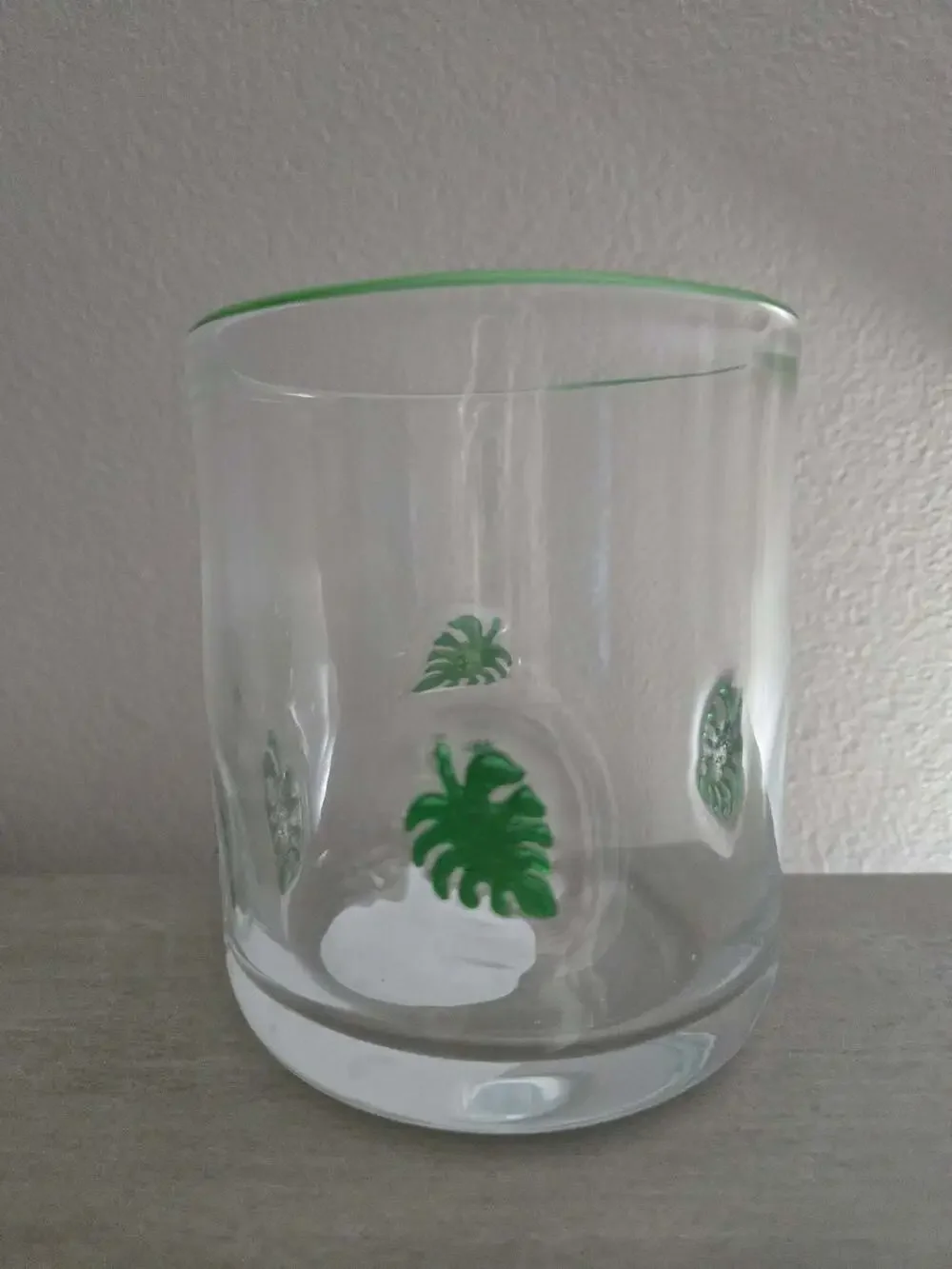 New Madison Home 16 fl oz Icon Juice Glass - Monstera Leaf
